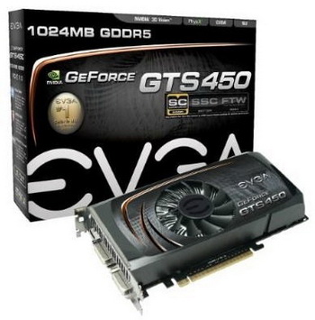 Evga GeForce GTS 450 superClocked